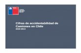 Cifras de accidentabilidad de Camiones en Chile · Fuente: CONASET Accidentes fatales se concentran en las regiones del Biobio, Valparaíso y Antofagasta 0 5 10 15 20 25 30 35 40