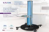 Desinfección Ultravioleta Avanzada - INIMED … UltraViolet Devices, Inc. 7 Fácil de operar Eficacia y rendimiento del Sistema UV-360 @ = 99.992% Minutos Reducción 5 2.44 Metros