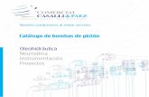 Catálogo de bombas de pistón - comercialcp.cl · Nuestro compromiso al mejor servicio Comercial Casalli, Páez & Cía.Ltda. Oleohidráulica Neumática Instrumentación Proyectos