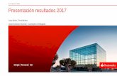 Presentación de PowerPoint - Corporate website€¦ · Presentación resultados 2017 31 de enero de 2018 Ana Botín, Presidenta José Antonio Álvarez, Consejero Delegado