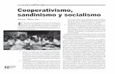 actualidad Cooperativismo, sandinismo y socialismo · El socialismo es un régimen político y de producción ... Es por ello que el socialismo en los países subordinados económi-camente
