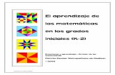 El aprendizaje de las matemáticas en los grados … · Traducido por Rosy Einspahr El aprendizaje de las matemáticas en los grados iniciales (K-2) Enseñanza y aprendizaje — División