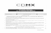 Í N D I C E - data.consejeria.cdmx.gob.mxdata.consejeria.cdmx.gob.mx/portal_old/uploads/gacetas/a94edc3f7f... · Órgano de Difusión del Gobierno de la Ciudad de México VIGÉSIMA