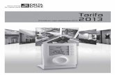 Tarifa 2013 - Siweb: Acceso Panel Webacceso.siweb.es/content/777381/TARIFAS/Tarifa_Delta_Dore_2013_BD.… · TYBOX 117 *- Sustituye a TYBOX 710/713 Para calefacción - Pantalla retroiluminada