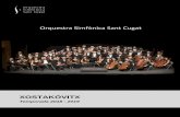 Orquestra Simfònica Sant Cugat - simfonica.cat · Th́̂tre Capitôle de Toulouse, Cit́ de la Musique de París, Covent Garden de Londres, MIQUEL ORTEGA, ... Donizetti, Cavalleria