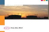 obras CIVILes - jandenul.com · construcción de oficinas y edificaciones industriales, instalaciones de tratamiento de agua, alcantarillados y colectores, protección de orillas