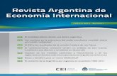Ministro de Relaciones Editorial - cei.gov.ar Argentina de Economía... · Con este propósito, este primer número de la RAEI inicia con un artículo sobre ... es buena prueba de