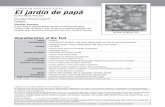 R EDL: 40 15 El jardín de papá - hmhco.comforms.hmhco.com/.../L15_El_Jardin_De_Papa_R.pdf · el jardín HOUGHTON MIFFLIN de papá ... Leveled Readers to photocopy student worksheets