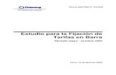 Estudio para la Fijación de Tarifas en Barra - Intranetintranet2.minem.gob.pe/web/archivos/dge/publicaciones/compendio/... · 47°, literales e) y f)1 de la Ley, corresponde a los