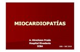 miocardiopat a SAC 2010 [Modo de compatibilidad] · Distintiva apariencia “Espongiforme” del miocardio del Ventriculo Izquierdo El area no compactada involucra predominantemente