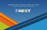 PROGRAMA NIDAYS MÉXICO 2017 - download.ni.comdownload.ni.com/pub/branches/latam/NIDays2017/... · Obtenga consejos y recomendaciones prácticos para realizar el examen de certificación