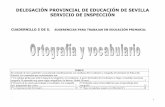 DELEGACIÓN PROVINCIAL DE EDUCACIÓN DE SEVILLA SERVICIO DE ...sosprofes.es/wp-content/uploads/2017/10/... · 3º El dictado como recurso didáctico para el aprendizaje de la ...