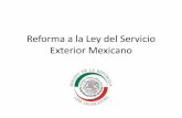 Reforma a la Ley del Servicio Exterior Mexicano · Romero Hicks, y Jorge Luis Lavalle para eliminar el límite de ... Luis Fernando Salazar Fernández, Fernando Yunes ... Ariadna