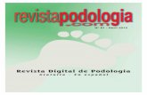 Revista Digital de Podologia - Revistapodologia.com Digital Gratuita... · partes blandas adyacentes del pie izquierdo. Igualmente signos de actividad séptica en la falange distal