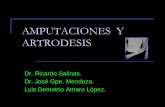 AMPUTACIONES Y ARTRODESIS - mic.com.mx · Presentaba sensibilidad al tacto grueso,al frió y calor en el dorso de la mano. ...