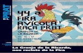 EL - Ajuntament del Prat de Llobregat | · EL PRAT 3 fira avícola 17 La Fira se’n va a la Granja de la Ricarda J Y a estamos de nuevo a las puertas de una nueva celebración de