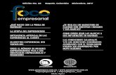 empresarial - peoplepass.com.co · Foco Empresaria No.52 Bogota,Colombia. Diciembre 217 Pág. 3 Foco empresarial 52
