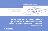 Aspectos legales y de explotación del software libresoftlibre.unizar.es/manuales/legal/908.pdf · Introducción a los aspectos legales del software libre ... (IBM-AIX, Oracle-Solaris).