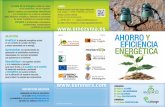 Organiza Colabora AHORRO Y - Comarca del Bajo … Jornadas ahorro y... · dor en aprovechamiento de recursos de biomasa. ... la promoción de la reforma del alumbrado público en