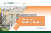 MAESTRÍA Gobierno y Políticas Públicasdocumentos.uexternado.edu.co/78435129/wp-content/uploads/2016/03/... · del estudio tradicional de los problemas públicos, al brindar al
