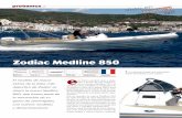 Zodiac Medline 850medias.zodiac-nautic.com/pdf/00/00/00/83/zodiac-medline-850-neu75... · fuerabordas Evinrude E-Tec de 225 hp cada uno, que resultaron muy adecuados para un uso deportivo