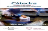 UAM Fol CatedraCUB-0511 - icjce-madrid.org folleto web.pdf · a una única regulación contable de carácter global. Teniendo en cuenta lo anterior, para lograr un efectivo ... •CONTABILIDAD