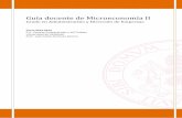 Guía docente de Microeconomía II€¦ · Carga de trabajo en créditos ECTS: 1 . Guía docente de Microeconomía II (grado en Administración y Dirección de Empresas) Universidad