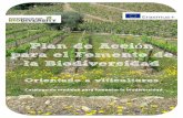 Plan de Acción para el Fomento de la Biodiversidad · para la mejora de la biodiversidad en viñedos” ... vegetal natural con plantas autóctonas de ... silvestres naturales. Número