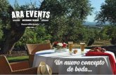 NOSOTROS - Esdeveniments en Tarragona, Castelló i …araevents.com/Araevents-Cataleg-Bodes-Castella.pdf · - Grupos electrógenos. - Climatización. En Araevents sabemos que cada