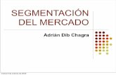 SEGMENTACIÓN DEL MERCADO - Facultad de … · SEGMENTACIÓN Herramienta que permite dividir mercados más grandes y heterogéneos en segmentos más pequeños y homogéneos, con el