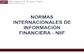 NIIF - mpvabogados.com · proceso de convergencia hacia las normas de contabilidad e informaciÓn financiera y de aseguramiento de la informaciÓn, con estÁndares internacionales
