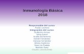Inmunología Básica 2018 - vet.unicen.edu.ar · - Cuestionario al final del TP con 4 preguntas - Aprueban con un mínimo de 2 preguntas bien contestadas y una regular . C. M Lützelschwab,