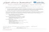 ¿Qué ofrece Autentia? - SOION Software para … · Buenas prácticas y técnicas avanzadas de desarrollo J2EE Struts / JSF / EJBs / Hibernate C/C++ en Windows y Linux. Arquitectura