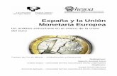 España y la Unión Monetaria Europea - aquesada.comaquesada.com/wp-content/uploads/2015/02/TFM... · Un análisis estructural en el marco de la crisis del euro Trabajo de Fin de