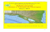 Boletín mensual Sismos y Volcanes de Nicaraguaweb-geofisica.ineter.gob.ni/boletin/2013/05/boletin1305.pdfSismos y Volcanes de Nicaragua Mayo, 2013 Mapa de sismos localizados por la