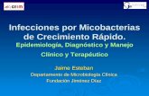 Infecciones por Micobacterias de Crecimiento Rápido. · para identificación de bacilos grampositivos, podrían dar lugar a ... - Detección de genes de resistencia a macrólidos
