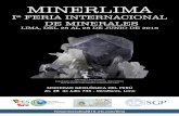 Sábado 27 / 10.00 AM - 1.00 PM - sgp.org.pe · Ÿ Concentraciones de elementos metálicos y tóxicos en minerales formadores de rocas ígneas. Por Miriam Mamani (INGEMMET) ... cuerpos