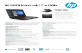 HP OMEN Notebook 17-w203la - imagenes.paris.cl · • Sistema operativo: Windows 10 Home(1) ... rápido que el de una unidad de disco duro de notebook tradicional.(58) ... • Almacenamiento