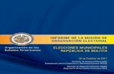 INFORME DE LA MISIÓN DE OBSERVACIÓN … · Informe de la Misión de Observación Electoral sobre la elección de las altas autoridades del Órgano ... y construcción de consensos