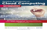 Workshop de certi˜cación en Cloud Computingmedia.utp.edu.co/vicerrectoria-de-investigaciones/archivos/Brochure... · Arc ura Módulo 1. Fundamentos de Cloud Computing provee de