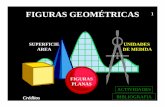 FIGURAS GEOMÉTRICAS - geocities.ws · • Los paralelogramos se dividen en: cuadrado, cuando tienen sus cuatro lados iguales y sus ángulos rectos; rombo, ... AREA DE FIGURAS GEOMETRICAS