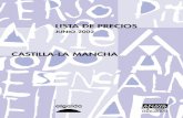 LISTA DE PRECIOS CASTILLA-LA MANCHA - … · lista de precios - junio 2002 - castilla-la mancha - anaya educaciÓn/algaida castilla-la mancha lista de precios junio 2002 9238005 8
