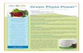 Green Phyto-Power - RBC Life – Building Healthier … · 2011-06-03 · de nuestro legado, ofrecemos soluciones que ... trigo cosechados para Green Phyto-Power se cultivan en suelos