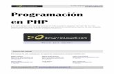 Programación en PHP · PHP es el lenguaje de lado servidor más extendido en la web. Nacido en 1994, se trata de un lenguaje de creación ... aunque las líneas siguientes a esta