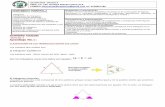 GEOMETRIA GRADO 8 PROF. LIC. ESP. BLANCA … · Clasificación de triángulos ... Planteamiento y resolución de problemas Calculo y justifico criterios de congruencias y semejanza