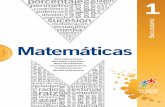 Matemáticas - forosecundariasep.com.mx · elaborar un informe, realizar una investigación, explicar y jus- ... Proporcionalidad directa 56 7. Reparto proporcional 62 8. Problemas