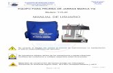 EQUIPO PARA PRUEBA DE JARRAS MARCA YQyarethquimicos.ipage.com/Dowloand/Floculador-test de jarras/Manual... · Soluciones para laboratorio Nit. 900.208.833-8 Versión 3. 12-2017 Página1de14