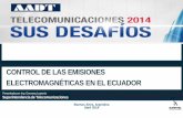 CONTROL DE LAS EMISIONES …comunicacioneselectronicas.com/aadt2014/Lupercio.pdf · Superintendencia de Telecomunicaciones ... 3.593 1 2 1 … Cap_Datos _AVG ... Claro Movistar 3,36