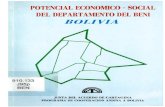 BOLIVIA - saludpublica.bvsp.org.bosaludpublica.bvsp.org.bo/textocompleto/bvsp/boxp68/potencial_beni.pdf · potencial economico - social del departamento del beni bolivia 910.133 j95p