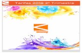 Tarifas 2018 2º Trimestre · 2018-06-15 · Noche Sábado 3.485 6.205 7.565 8.245 ... ya sean del mismo anunciante o no. ... Los recargos se aplicarán en función de la posición